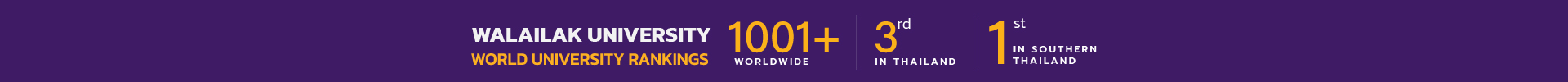 Header Walailak World Ranking 2027