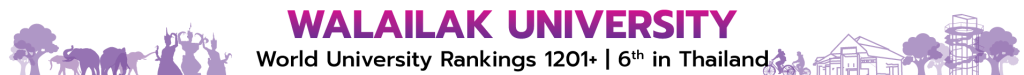 Walailak University Header 2025